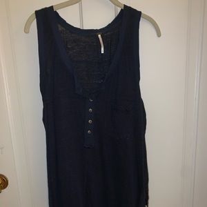 Free people navy tank